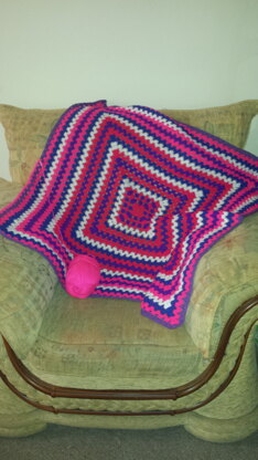 Granny square blanket