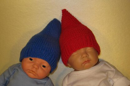 Preemie and Tiny Baby Gnome Hats