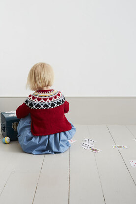 " Celine Cardigan " - Cardigan Knitting Pattern For Girls in MillaMia Naturally Soft Merino by MillaMia