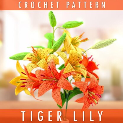 Crochet Tiger Lily Pattern