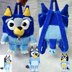 2 Bluey and Bingo backpack crochet pattern