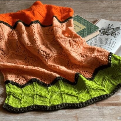 Fall Chevron Shawl