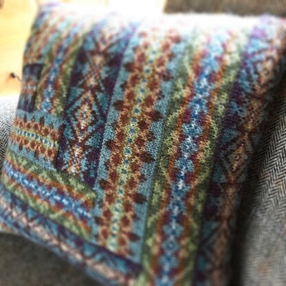 Folk Fairisle Cushion