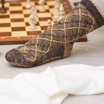Argyle Check - knitting pattern