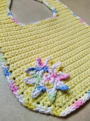 Crochet Pattern - Sunshine Bib