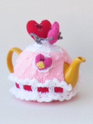 In Love Hearts Tea Cosy