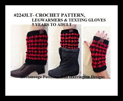 2243LT- Legwarmer Texting Gloves