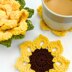 Sunflower Coaster Set