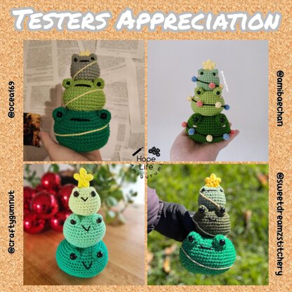 Frog Stack Christmas Tree