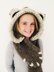 Bennett the Bear Hooded Scarf