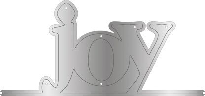 Crafter's Companion Gemini Word Edge'Ables Stamp & Die - Joy