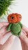 Crochet pumpkin man pattern, amigurumi doll halloween decor, easy crochet pattern