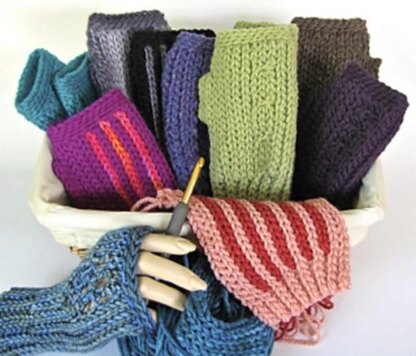 Luckyslips: Stretchy Crochet Mitts