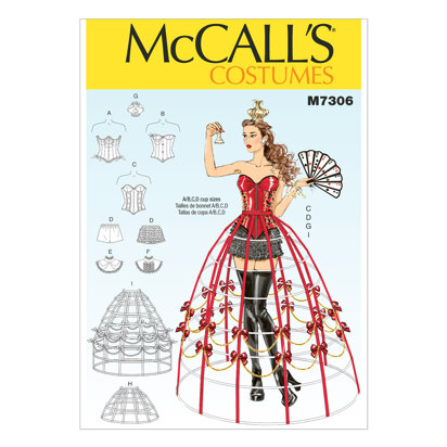 McCall's Sewing Pattern M7339 Misses' Overbust or Underbust