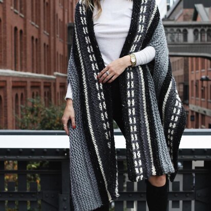 Alphabet City Cape Scarf