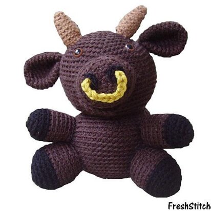 Amigurumi Deryck the Bull