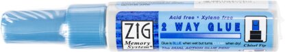 Zig 2-Way Glue Pen 12/Pkg - Chisel Tip