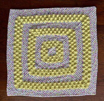 EASY Buttered Popcorn Baby Blanket