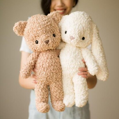 Fleece Teddy and Bunny