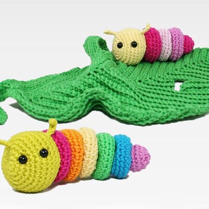 Lovey - Little Caterpillar (+ rattle)