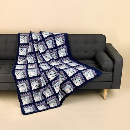 Amour Afghan - Free Crochet Pattern For Home in Paintbox Yarns Wool Mix Aran