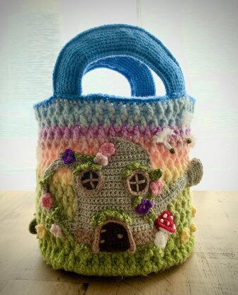 Fairy Garden Crochet Handbag