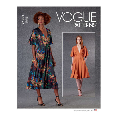 Vogue Misses' Dresses V1801 - Sewing Pattern