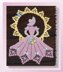 0740 Spring is in the Air Crinoline Girl Doily