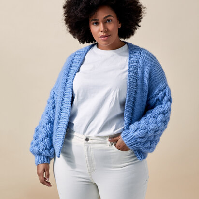 Made with Love - Tom Daley Bubble XS Cardigan Knitting Kit