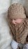 Thomas Baby Cardigan, Hat & Booties knitting pattern to fit 16" chest.