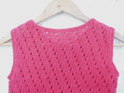 ALISON, girlish sleeveless jumper