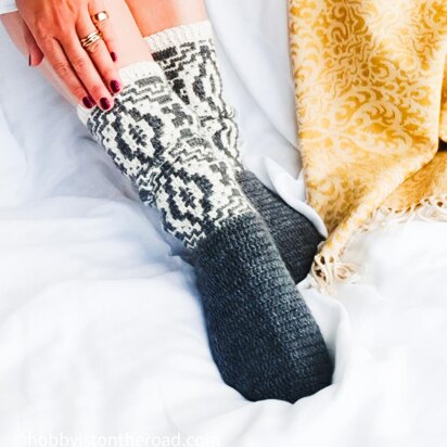 Baltic Winds Slouchy Socks