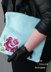 Cotton Pink Rose Bloom Clutch (11" x 11") (tunisian007)