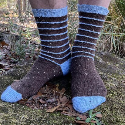 Full Tweed Ahead Socks - knitting pattern