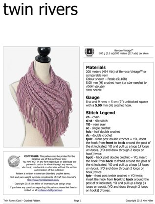 Twin Rivers Cowl