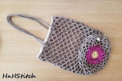 Foldable flower net bag