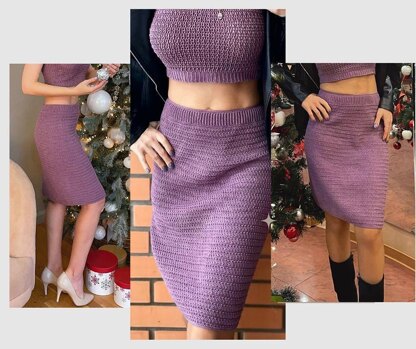 Crochet skirt "Classic"