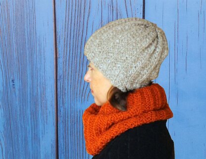 Seeded Rib Knit Hat