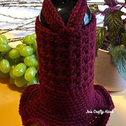 Claret Dress Wine Bottle Cozy