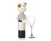Girl Cat Wine Bottle Topper