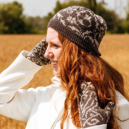 Dancing Meadow Hat and Mittens