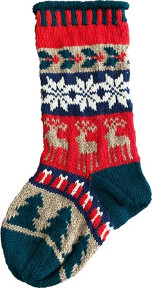 Colorwork Sampler Christmas Stocking