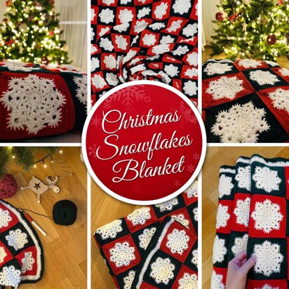 Christmas Snowflake Blanket