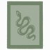 Snake blanket Knitting Pattern, Knit and Purl Only