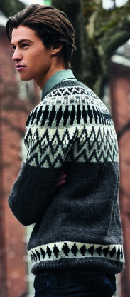 Fair Isle Sweater in Rico Essentials Soft Merino Aran - 649 - Downloadable PDF