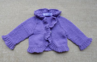 Ruffled Baby Shrug