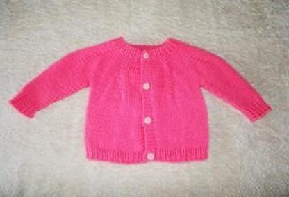 Dinah Top-down Baby Cardigan