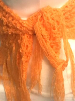 Orange Peel Pareo Wraparound Skirt