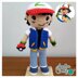 Ash Ketchum from Pokemon Crochet Pattern