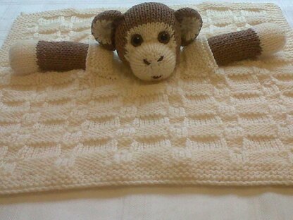 Monkey Buddy Comfort Blanket